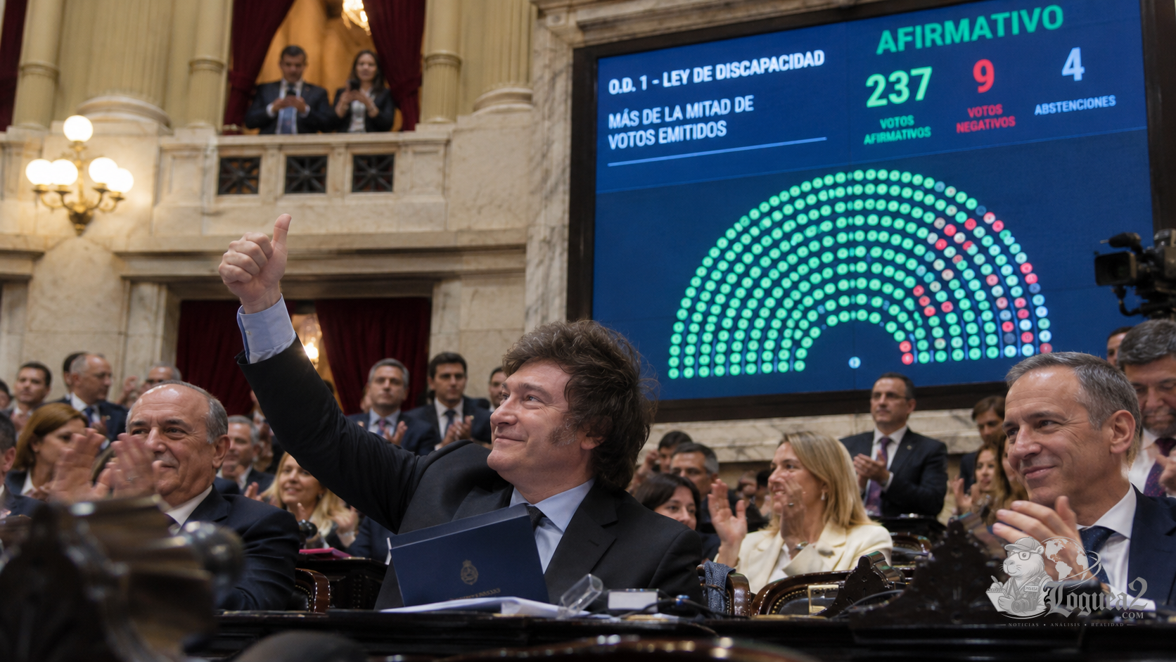 Acuerdo inesperado en el Congreso: Milei consiguió aprobar su proyecto de discapacidad con el apoyo del peronismo