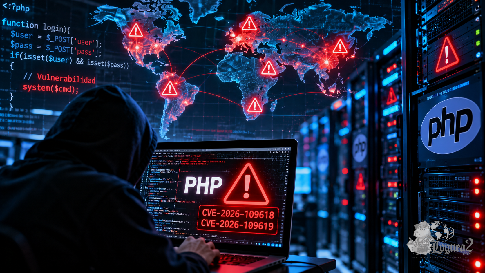 Alerta mundial por dos fallas críticas en PHP: gobiernos desconectan sitios web para evitar posibles ciberataques