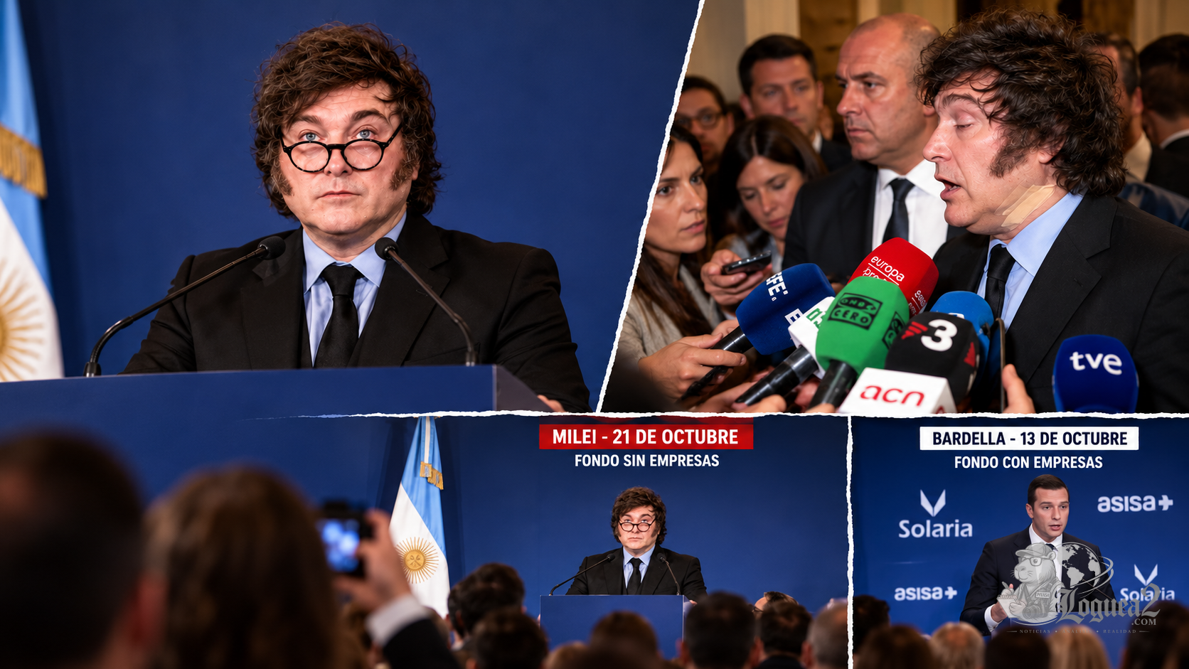 Milei incomodó a la prensa española y habló sin patrocinadores visibles: el trasfondo político de su visita a Madrid